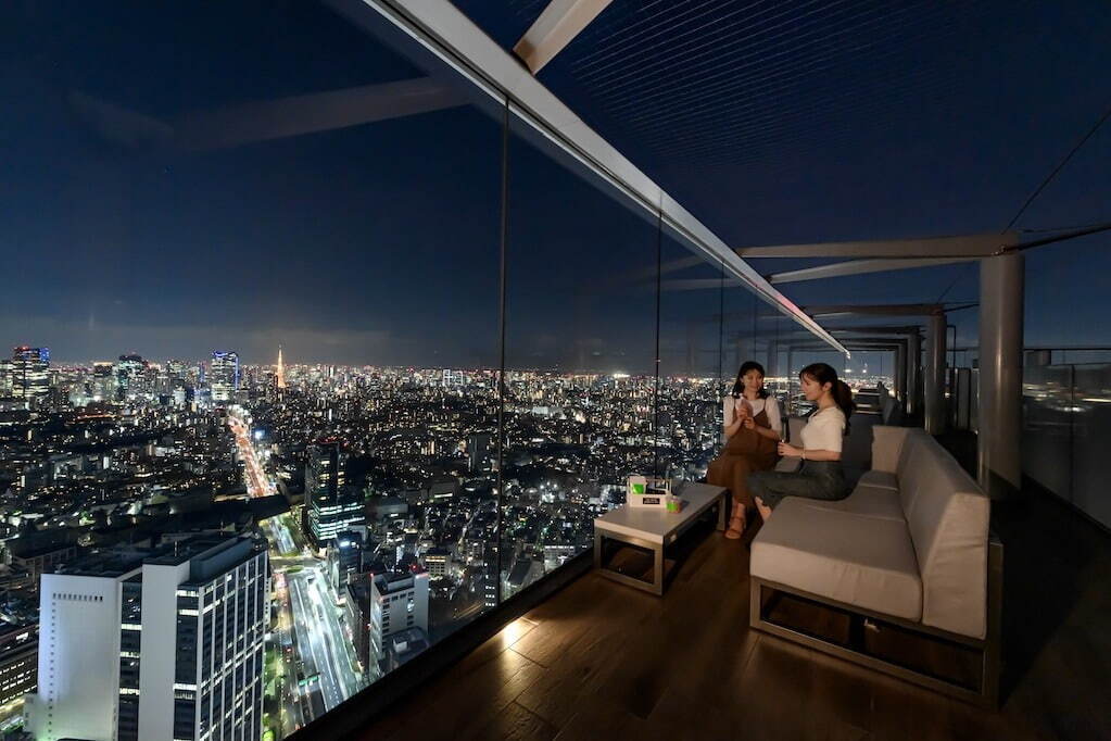 THE ROOF SHIBUYA SKY沙發座